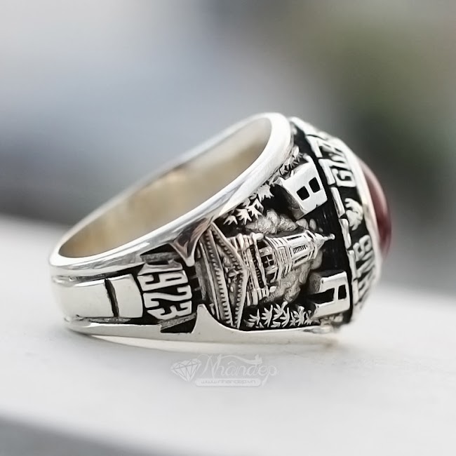 NHẪN MỸ GLASSBORO NĂM 1977 BẰNG BẠC CHUẨN